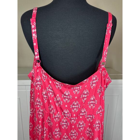 Torrid Midi Super Soft Button-Front Knit Dress Sleeveless Sz 4 /4X Casual Summer - Picture 8 of 16